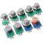 Chipman 2016 New Arrival Sensor module kit MQ2 MQ3 MQ4 MQ5 MQ6 MQ7 MQ8 MQ9 MQ135 sensor each 1pc Diy for EK8238