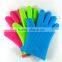 EC008AM factory directly kitchen silicone oven glove with finger