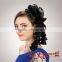 Wholesale Rose hair flower hairpieces for bride in wedding hair accessories