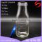 Factory Outlet milk bottle Fancy clear glass bottle Fruit juice glass bottle