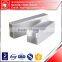 Silver white brush aluminum square tube