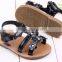 Factory Direct Sales Summer Of Three New Flowers PU Baby Sandals
