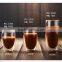 250ml /350ML/450ML Hand-made Double Wall Glass Coffee Mug Tea Cups Thermal Espresso glasses, borosilicate glass cup.