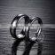 Tungsten steel simple round silvery ring fashion cupple ring lover's rings wedding jewelry 6260425