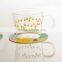 Borosilicate Glass Handblown Glass Teapot With Glass Infuser and Two Tea Cups TZ319