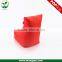 Oversized red bean bag chair