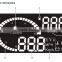 3 inch OBD II head up display multifunctional rotation speed Car Head Up Display XY-HUD206