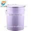 20L tin pail for paint, paint bucket with lock ring