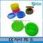 wholesale non stick oil silicone jar,colorful wax container,small silicone jar