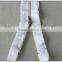 Wholesale Brass Teeth Color white fringe Tape Auto Lock Slider zipper