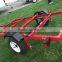 4x8 folding Utility Trailer in red