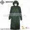 Adult Emergency Reusable Fashion Long Raincoat With Hood Rain Poncho
