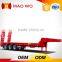 manufactures 2 axles flatbed low bed semi trailer trailers cheapest price for sale