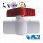 China Factory cheap BS standard thread pvc octagonal ball valve