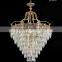 Rococo Style Crystal Bronze Chandelier/ Home Decor Retro Brass Pendant Lamp/ Luxury New Design Ceiling Lamp