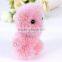 Creative potted decor handmade simulation bear flocked animals toy