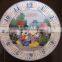 9'' ceramic animal printing plate 9'' promotion ceramic plate