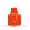 non-woven kitchen apron with magic foldable front pocket as promotion