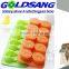 2015 FDA hot selling fruit shaped silicone ice cube tray