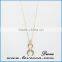 fashion jewelry white stone necklace chain turquoise necklace