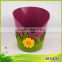Flannelette Decorative New colored Metal Watering Can Flower Pot