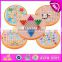 2016 newest 5IN1 wooden board game,funny educational wooden children board game, popular children wooden toy board game W11A044