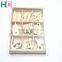 2016 art craft new design Christmas Present wooden stamps snow wood toy piece