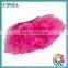 Hot Sale Last Fashion Mini Baby Girls Chiffon Hot Pink Pleated Tutu Skirts With Elastic Band Waistline Girls Puffy Party Dresses