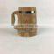 eco friendly large capacity beer cup wood mug