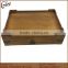 Antique empty wooden coffee box Gift boxes