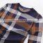 Raidyboer Men's Check Long Sleeve t Shirt (cotton/polyester ) With Round Neck