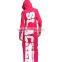 Wholesale cotton adult red one piece jumpsuit custom made adult print onesie
