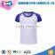Wholesale Custom Kids Children Crop Match Colors O-neck T-shirt