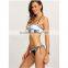 latest white sexy lady mini swimsuit women slim padded bikini swimear bandeau