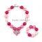 Boutique Chunky jewelry Bubblegum Beaded Necklace for Kids Party