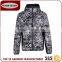 Hot Style Water-Wave Print Light Weight Fashion Quilting Padded Jacket For Men