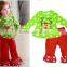 HOT sale children ruffle clothing cute animal clothes baby clothes kids outfit