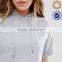 Womens pullover crop top short sleeve hoodies