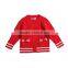Two pockets girls cable knit pattern open chest cardigan sweater