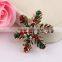 zm53215a Christmas snow brooch fashion christmas decorate jewelry snow crystal accessory
