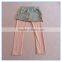 Children girls suits, girl's long sleeve cat decorating t shirt with girls pants skirt, girls skirt leggings