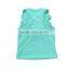 2017 Summer Baby Girls Multicolor Vest Solid Color Clothes Cotton Flutter Sleeveless Tank Tops