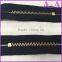 #4 metal zipper,with YG slider,close end, for brazil market