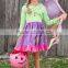 thanksgiving day turkey embroidery kids custom boutique outfits