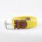 Customized casual style mens braided elastic stretch belt, men knit belt