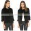 SJ408-01 New Arrival Notch Collars Women Coat Elegant Long Sleeves Winter Coat Woman