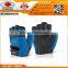 Fingerless Gel Glove Comfort Reflective Piping Padded Anti Vibration Grip