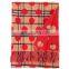 inner mongolia soft 100% lambs wool tartan check plaid shawl scotland ladies woolen thick winter warm wool scarf