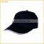 100% Polyester 5 Panel White Blank Promotional Baseball Cap