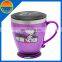 Personal advertising office/ thermo car cup with lid